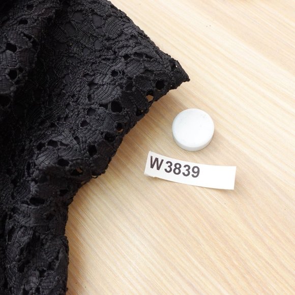 Black Lace Skirt Size Large Mini Trumpet Fitted Layered Overlay‎ Mermaid CANADA - Picture 11 of 11